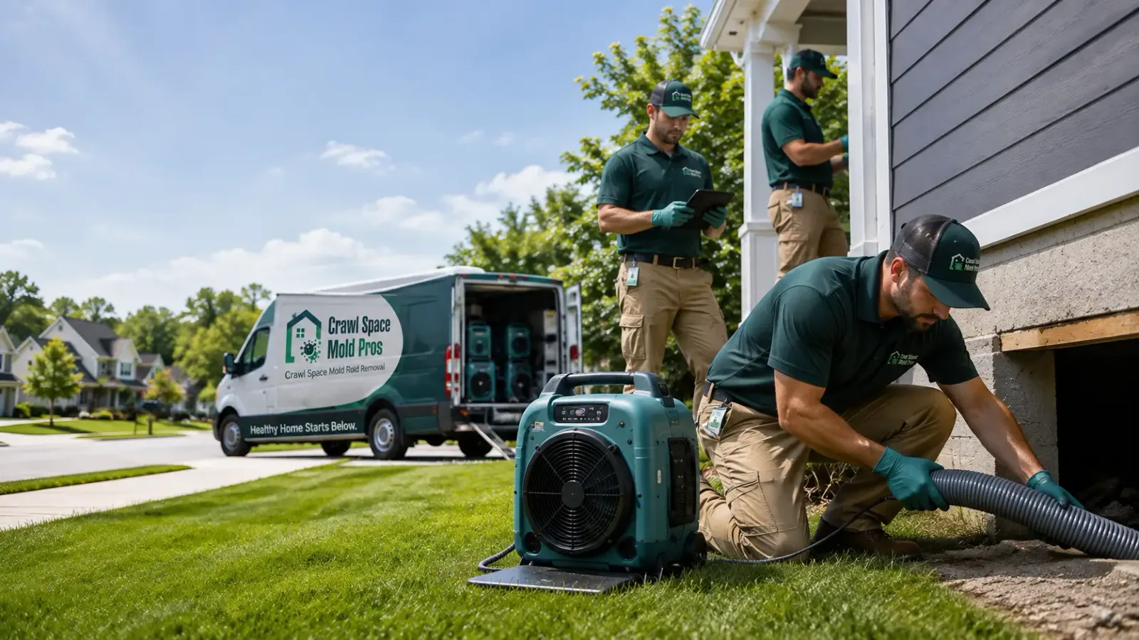 Crawl Space Mold Removal in Altus, AR